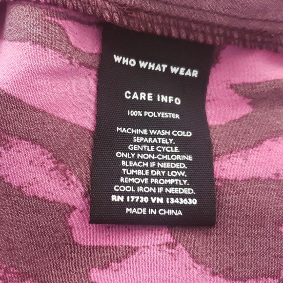 Who What Wear puff-sleeved blouse with tie - Picture 14 of 15